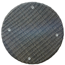 Wicker Lazy Susan Turntable – Round 60cm Dark Brown Tempered Glass