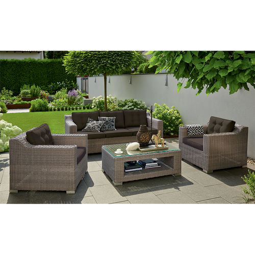 BEAUMARIS - Superior 5 Seater Wide-Armrest Lounge Set - Furniture Star Direct