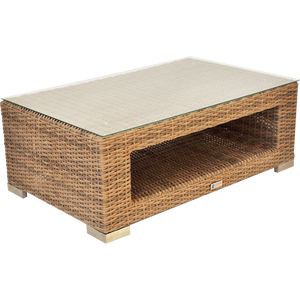 BEAUMARIS - Luxury Outdoor Wicker Rectangle Coffee Table - Furniture Star Direct