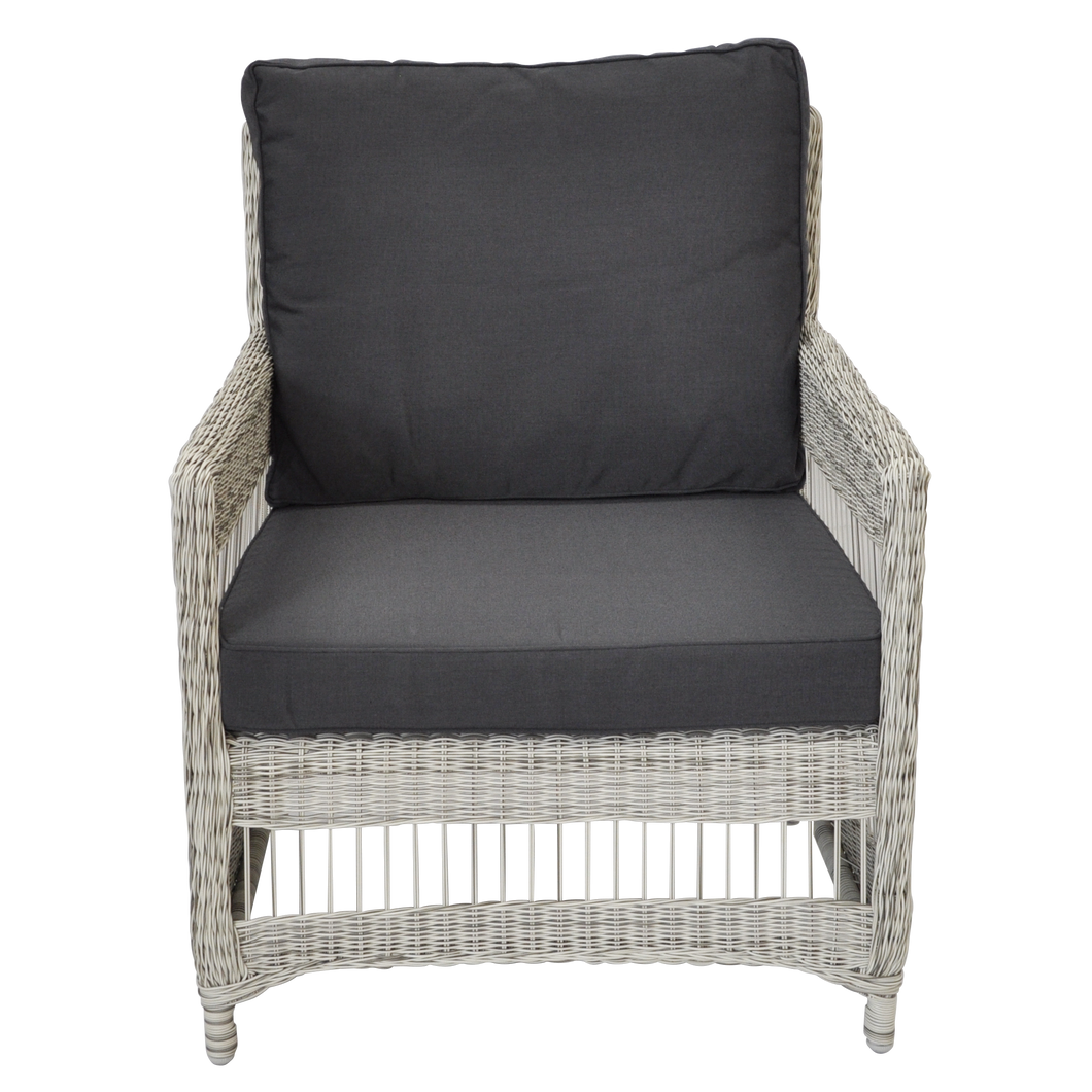 EAGLEMONT - Outdoor Wicker Single Seater Sofa - Furniture Star Direct