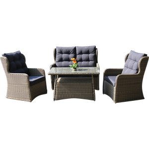 PRE-ORDER TOORAK - Outdoor Wicker Double Seater Sofa - Furniture Star Direct