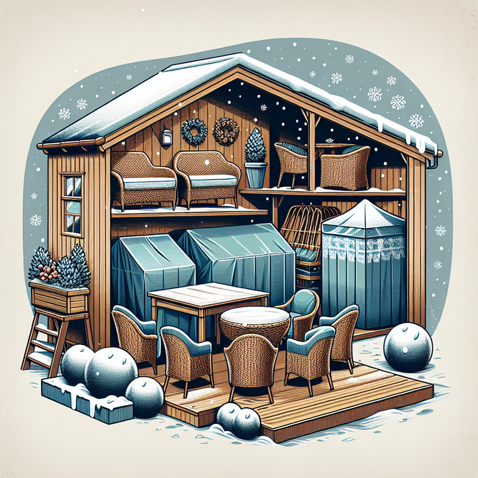 How to Safely Store Artificial Wicker Outdoor Furniture in Winter