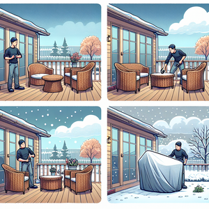 How to Protect Artificial Wicker Outdoor Furniture in Winter