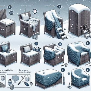 How to protect artificial wicker outdoor furniture during the winter season