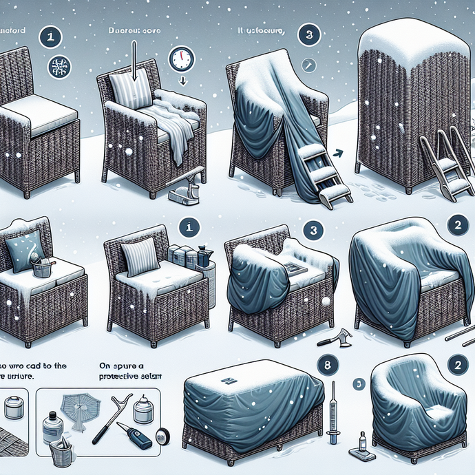 How to protect artificial wicker outdoor furniture during the winter season