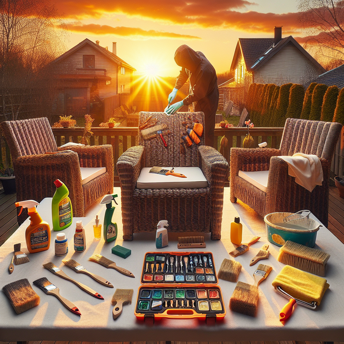 How to Revive Your Artificial Wicker Outdoor Furniture in the Spring Period