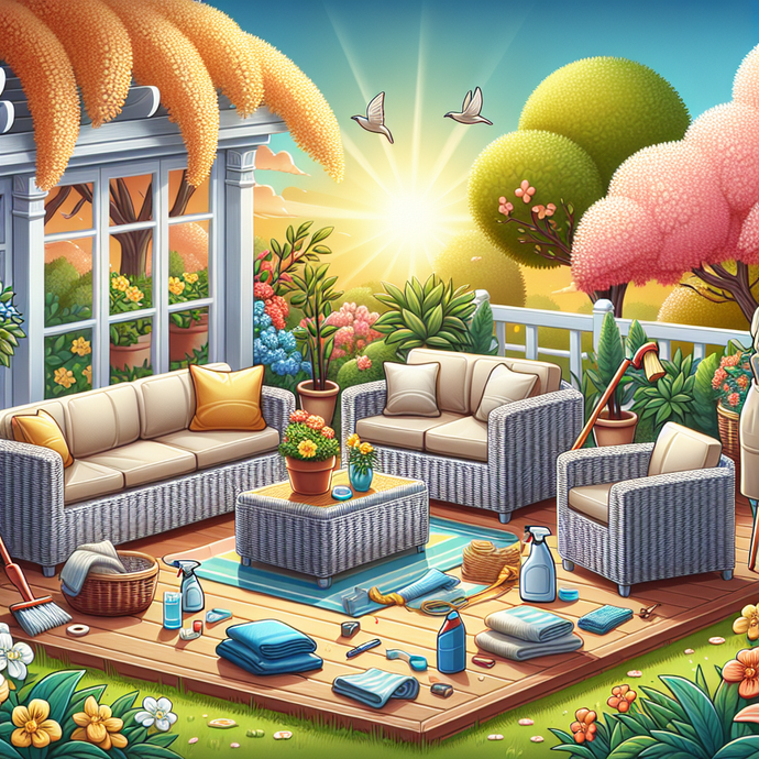 How to Revive Your Artificial Wicker Outdoor Furniture in the Spring