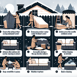 How to Maintain Artificial Wicker Outdoor Furniture in Winter