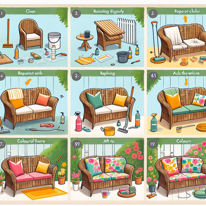 How to Revitalize Your Artificial Wicker Outdoor Furniture in the Spring Period