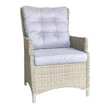 Set of 2 Outdoor PE Wicker High-Back Single Chairs