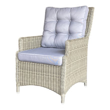 Set of 2 Outdoor PE Wicker High-Back Single Chairs