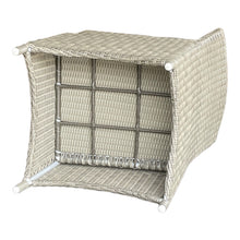 Set of 2 Outdoor PE Wicker High-Back Single Chairs