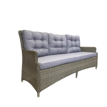 Alphington Outdoor Triple Seater Wicker Sofa – Weather-Resistant & Comfy
