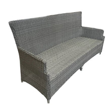 Alphington Outdoor Triple Seater Wicker Sofa – Weather-Resistant & Comfy