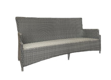 Alphington Outdoor Triple Seater Wicker Sofa – Weather-Resistant & Comfy