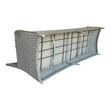 Alphington Outdoor Triple Seater Wicker Sofa – Weather-Resistant & Comfy