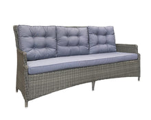 Alphington Outdoor Triple Seater Wicker Sofa – Weather-Resistant & Comfy