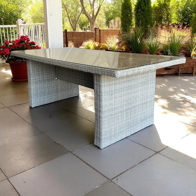 Alphington Premium Outdoor Wicker Rectangular Dining Table