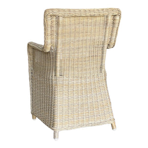 ASHBURTON – 2-Pack All-Weather Synthetic Wicker Patio Dining Chairs