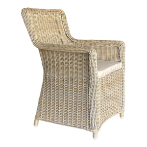 ASHBURTON – 2-Pack All-Weather Synthetic Wicker Patio Dining Chairs