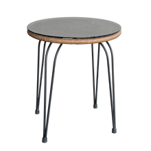 Atrani 3-Piece Wicker Outdoor Setting with Tempered Glass Coffee Table