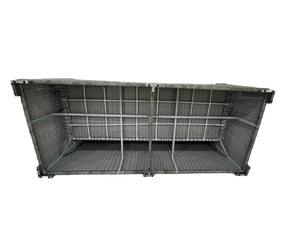 BEAUMARIS - 3 Seat Luxury Outdoor Wicker Wide Armrest Lounge Sofa