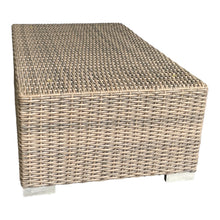 BEAUMARIS - Luxury Outdoor Wicker Rectangle Coffee Table (W115xD70xH43cm)