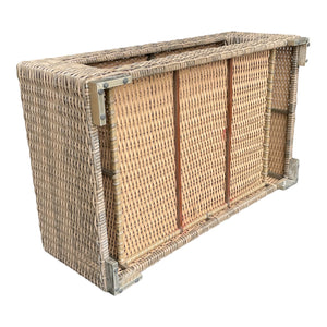 BEAUMARIS - Luxury Outdoor Wicker Rectangle Coffee Table (W115xD70xH43cm)