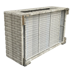 BEAUMARIS - Luxury Outdoor Wicker Rectangle Coffee Table (W115xD70xH43cm)