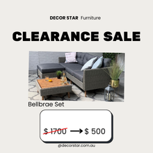 Bellbrae 3-Seater Outdoor Wicker Lounge Set with Ottoman & Coffee Table