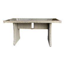 BRIGHTON - 8 Seater Outdoor Wicker Rectangle Table Lounge Set