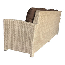CAMBERWELL - 3 Seater Outdoor Artificial Wicker Lounge Sofa