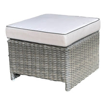 CARLTON - 6 Seater Outdoor Wicker Lounge & Chairs + Ottomans Set (No Table)