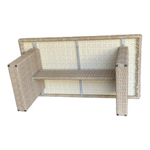 CAMBERWELL - Outdoor Synthetic Wicker Rectangle Dining Table (L150xW80)