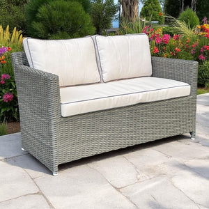 CARLTON - Outdoor Wicker Double Seater Sofa