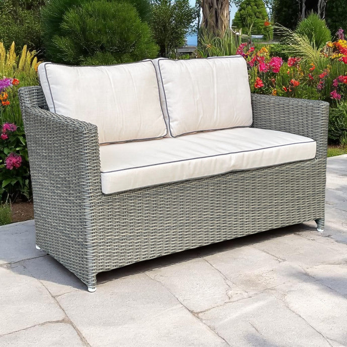 CARLTON - Outdoor Wicker Double Seater Sofa