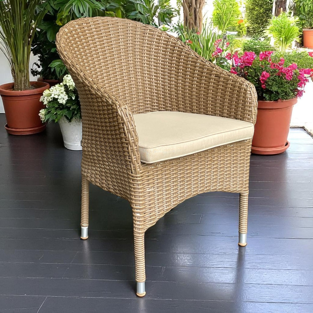 CLIFTON HILL - Outdoor Wicker Stackable Chair (Carton of 2)