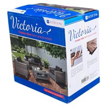 VICTORIA - 10pcs Modular Acacia Timber Decking Garden Flooring Tiles