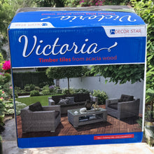 VICTORIA - 10pcs Modular Acacia Timber Decking Garden Flooring Tiles