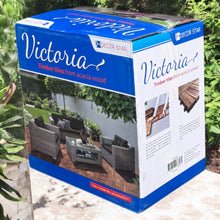 VICTORIA - 10pcs Modular Acacia Timber Decking Garden Flooring Tiles
