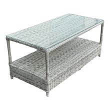 EAGLEMONT - Outdoor PE Wicker Stylish Coffee Table (L120xW60xH55cm)