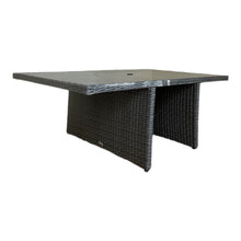 ELWOOD - Outdoor Wicker Large Rectangle Dining Table (W195xD125xH70cm)