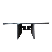 ELWOOD - Outdoor Wicker Large Rectangle Dining Table (W195xD125xH70cm)