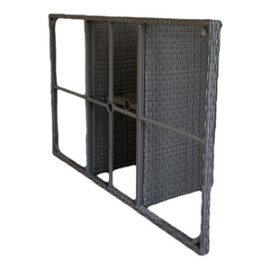ELWOOD - Outdoor Wicker Large Rectangle Dining Table (W195xD125xH70cm)