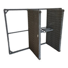 ELWOOD - Outdoor Wicker Large Rectangle Dining Table (W195xD125xH70cm)