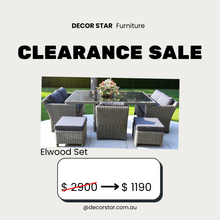 Elwood 8‑Seater Outdoor Wicker Dining Set – Grey Aluminium Frame & Tempered Glass
