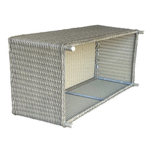 ESSENDON - High Quality 4 Seater Wicker Rectangle Coffee Table Lounge Set