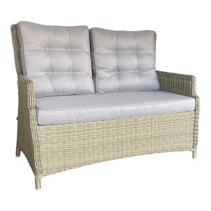 ESSENDON - High Quality 4 Seater Wicker Rectangle Coffee Table Lounge Set