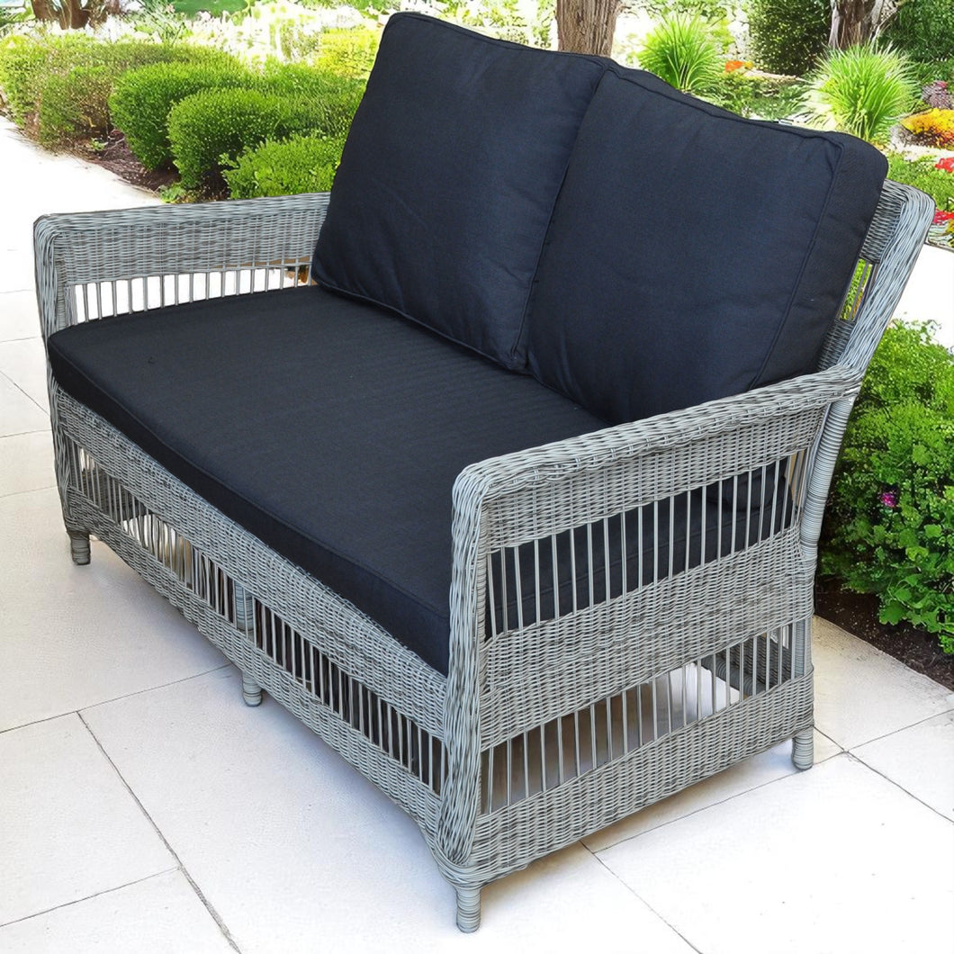 EAGLEMONT - Outdoor PE Wicker Double Seater Sofa