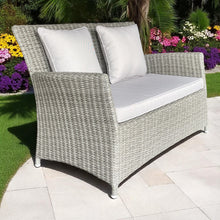 GLEN IRIS - Outdoor Balcony Wicker Double Seater Lounge Sofa